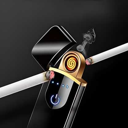 Touch Lighter Electric Lighter Battery Indication Touch Screen Sensor Cigarette Lighter